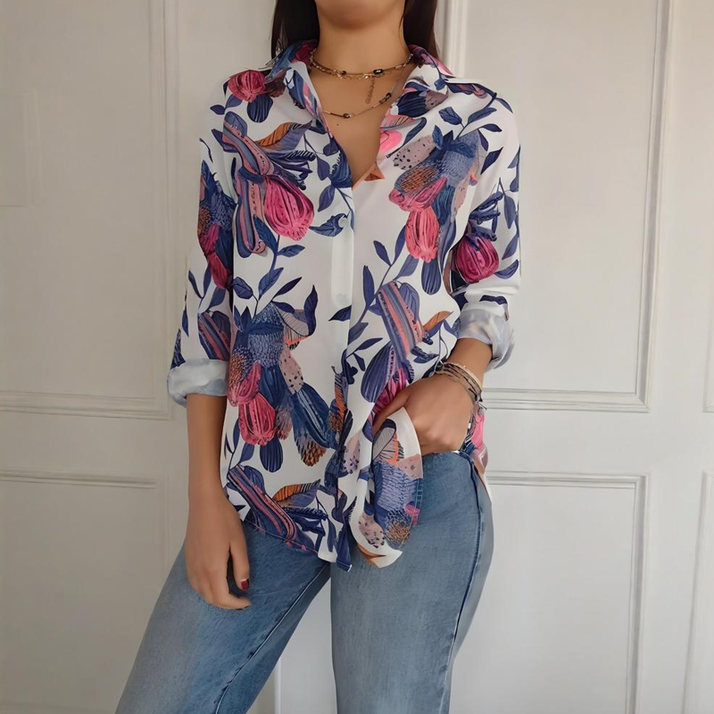 blouse en viscose légère pour un confort élégant au quotidien