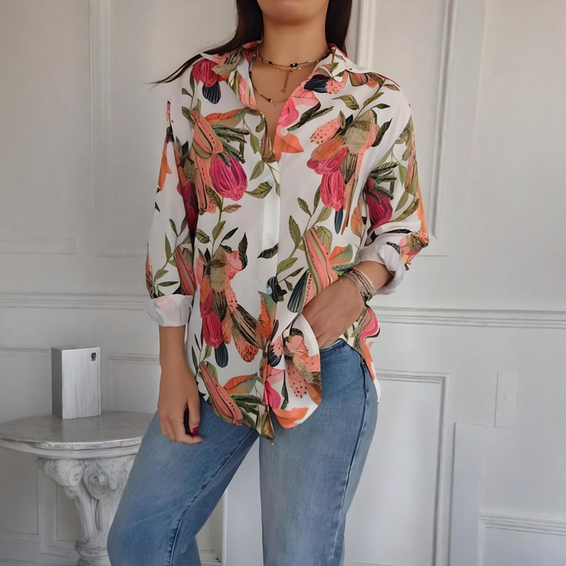 blouse en viscose légère pour un confort élégant au quotidien