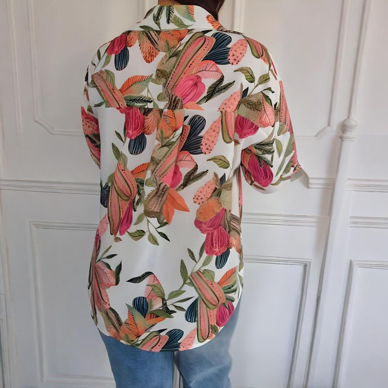 blouse en viscose légère pour un confort élégant au quotidien