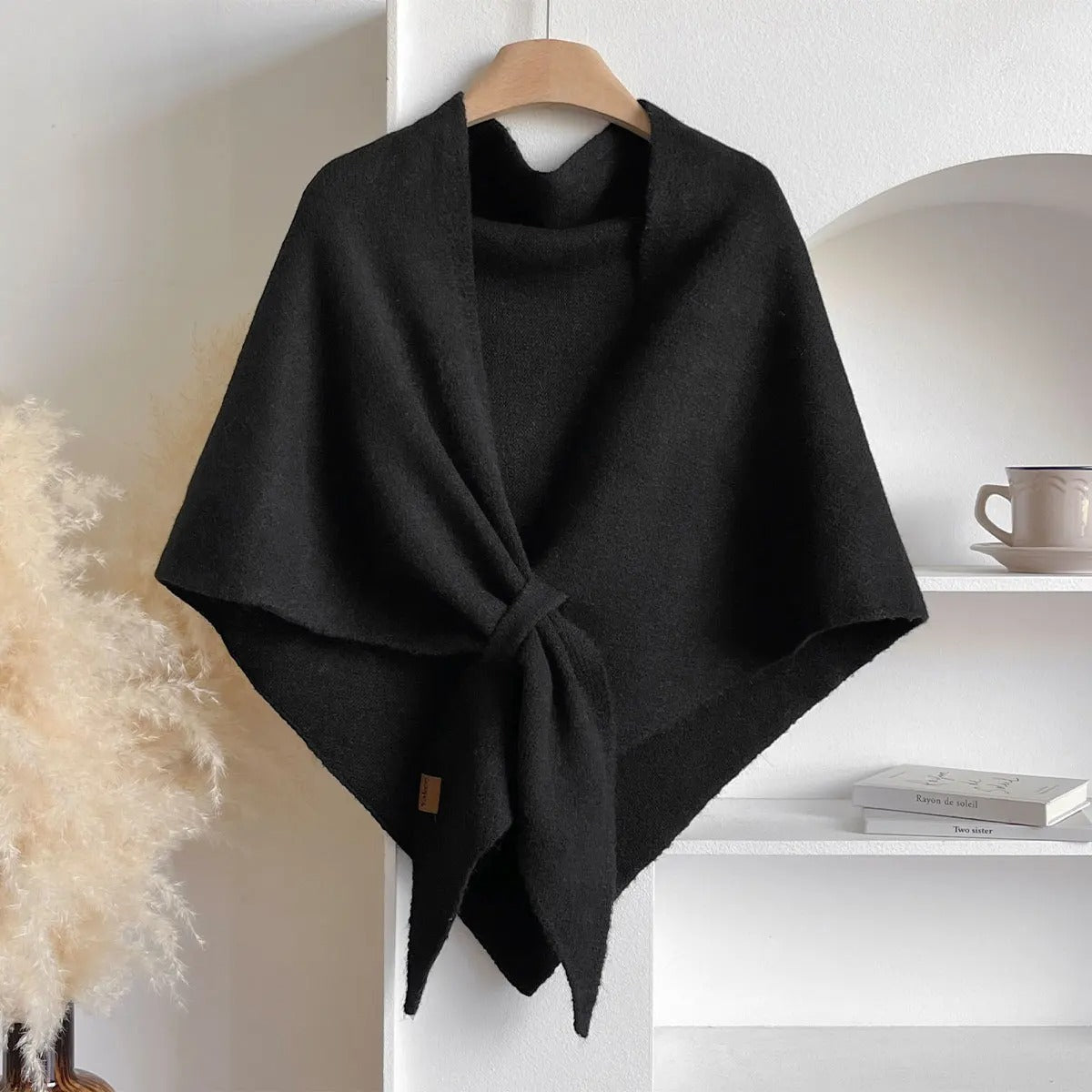 Poncho en tissu doux, confortable et élégant pour l'automne