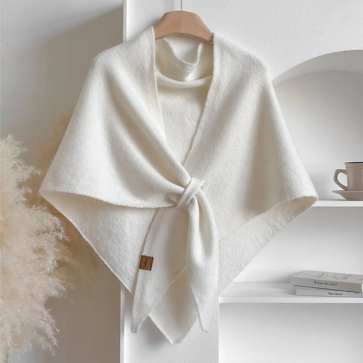 Poncho en tissu doux, confortable et élégant pour l'automne