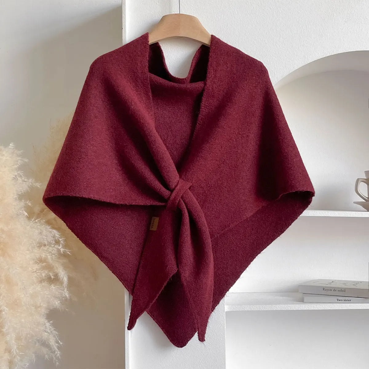 Poncho en tissu doux, confortable et élégant pour l'automne