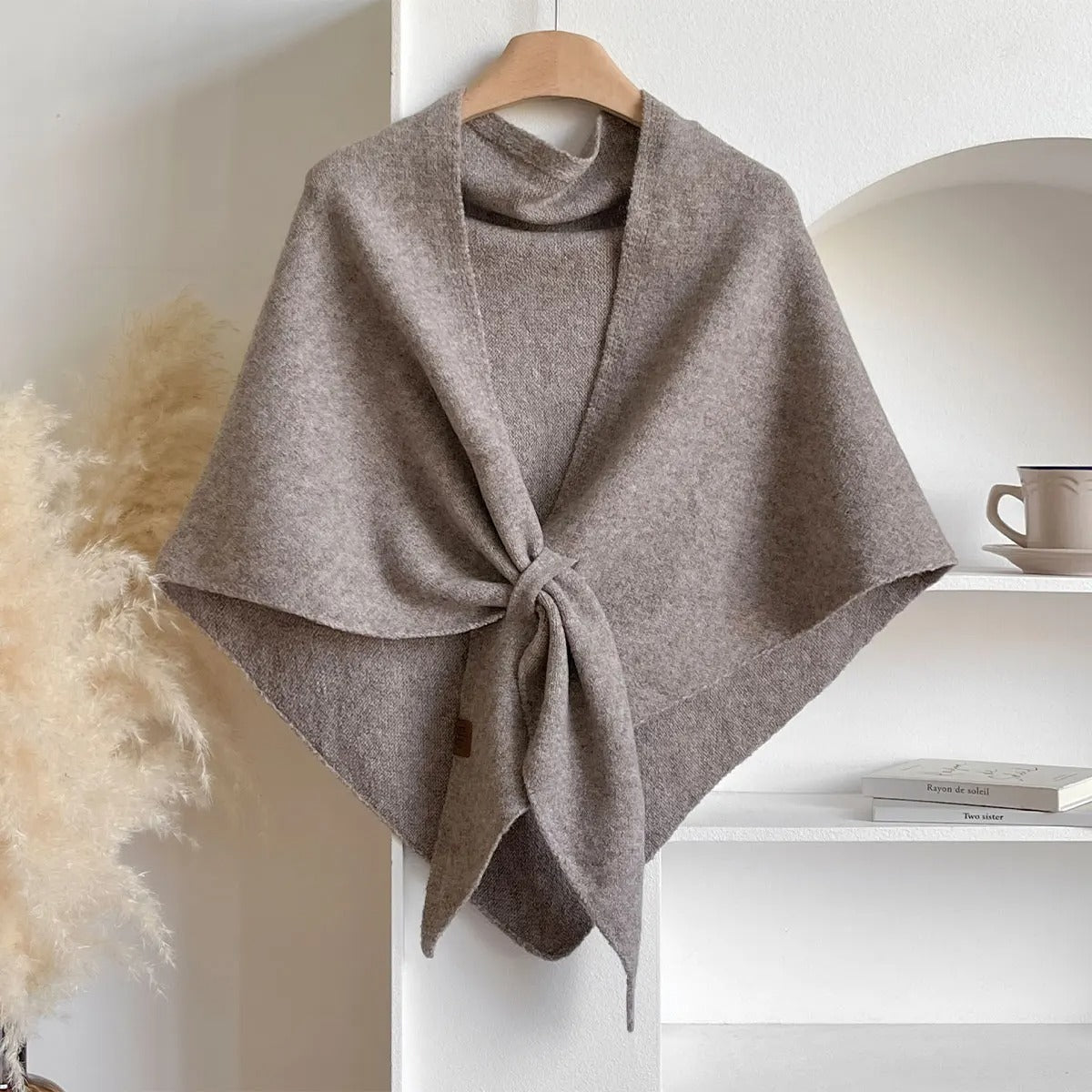 Poncho en tissu doux, confortable et élégant pour l'automne