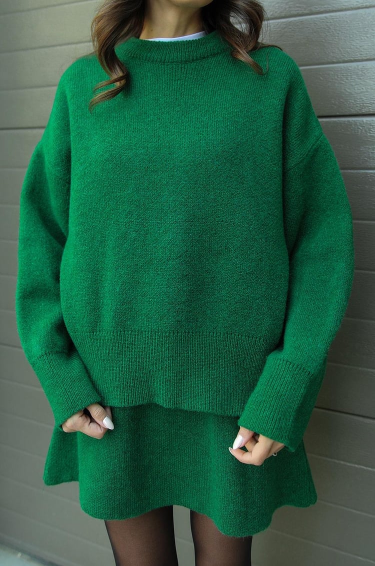 Ensemble de Vêtements Tricotés Confortables pour Automne-Hiver