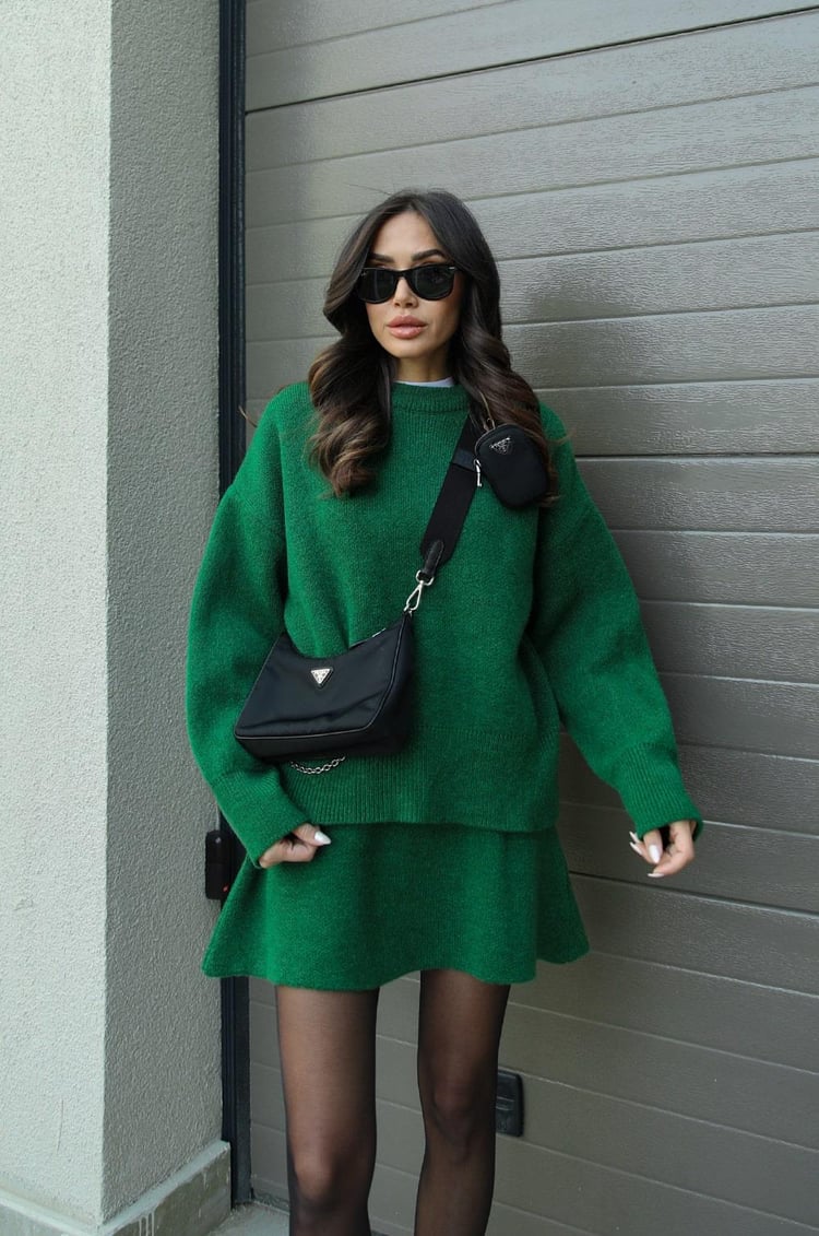 Ensemble de Vêtements Tricotés Confortables pour Automne-Hiver