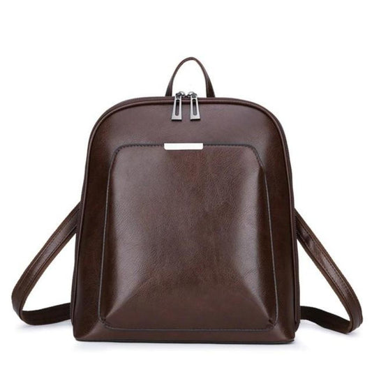 sac élégant en cuir de qualité avec fermetures éclair pratiques