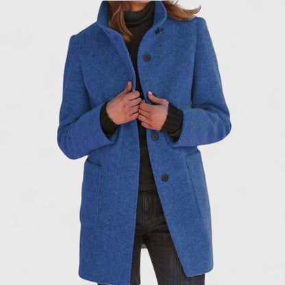 Manteau en mélange de laine pour un confort élégant en automne