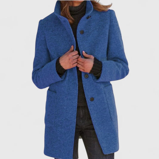 Manteau en mélange de laine pour un confort élégant en automne