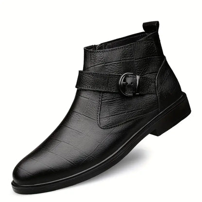 bottines en cuir ranger, confort et élégance pour l'automne-hiver