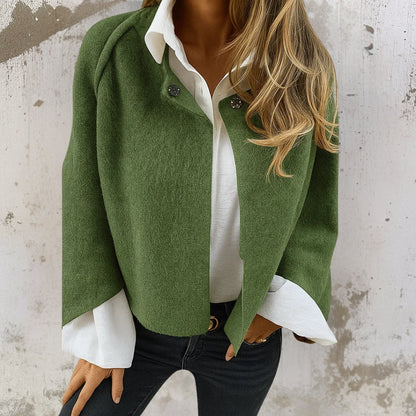 veste courte en tissu chaud pour un confort élégant en automne