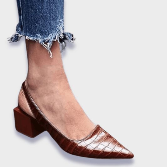 pompes orthopédiques en cuir pour un confort élégant au quotidien