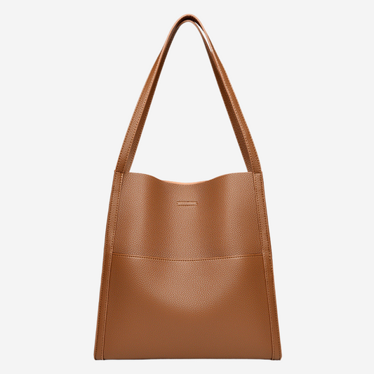 Sac à main en cuir au design intemporel et à la coupe confortable