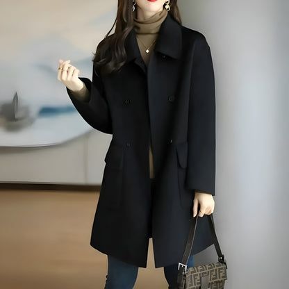 manteau d'hiver en laine, élégant et chaud pour un confort raffiné