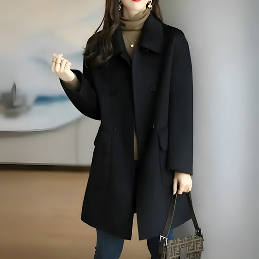 manteau d'hiver en laine, élégant et chaud pour un confort raffiné