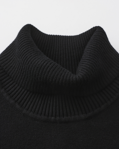 pull col roulé en laine mérinos, confort et élégance pour l'hiver