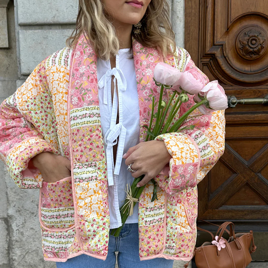 Veste en tissu Liberty, élégante et confortable pour l'automne-hiver