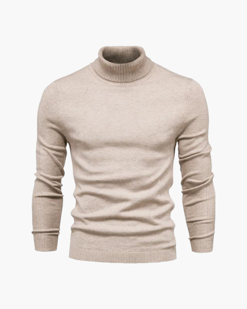 pull col roulé en laine mérinos, confort et élégance pour l'hiver
