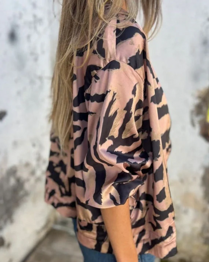 Veste bomber en tissu respirant pour un automne élégant et confortable