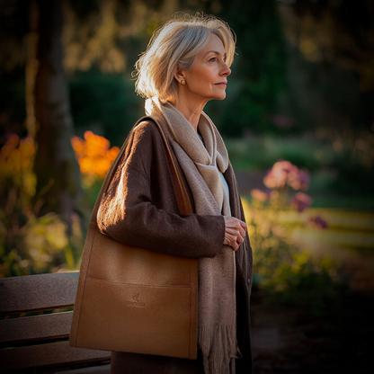 sac à main en cuir souple, confort et élégance intemporelle