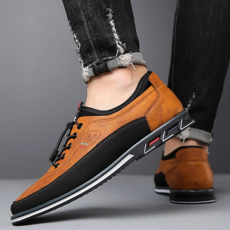 chaussures oxford orthopédiques en cuir pour un confort durable