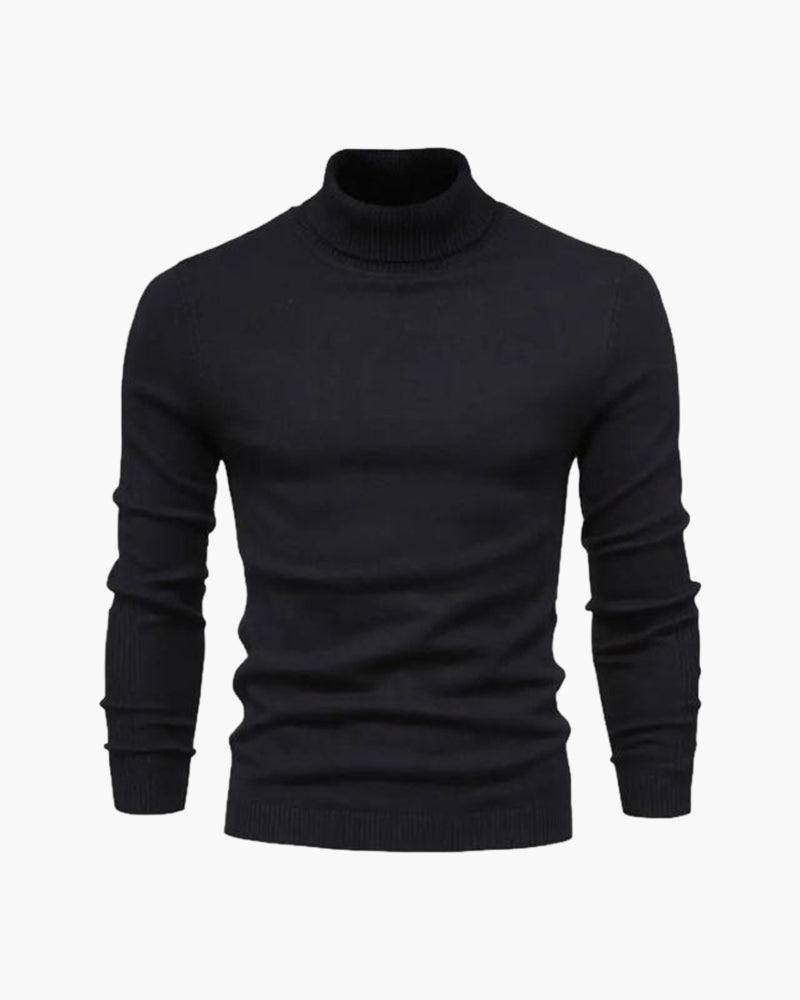 pull col roulé en laine mérinos, confort et élégance pour l'hiver