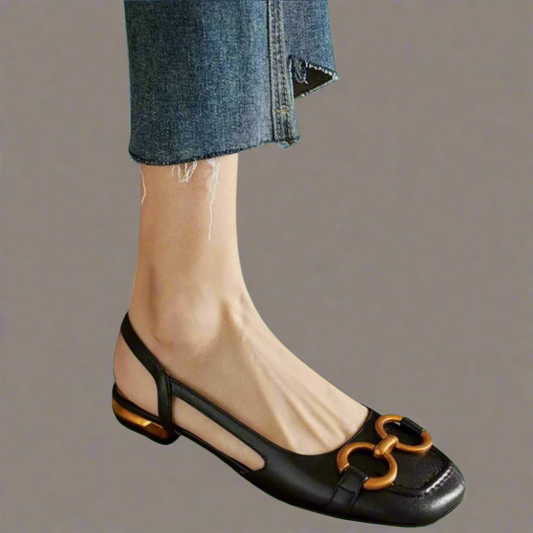 talons orthopédiques en cuir pour un confort élégant au quotidien