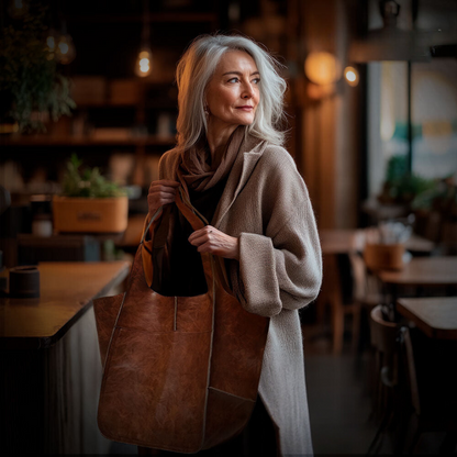 sac vintage en matériau de qualité, élégant et confortable