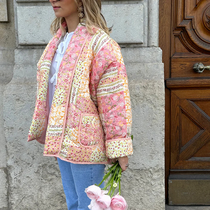 Veste en tissu Liberty, élégante et confortable pour l'automne-hiver
