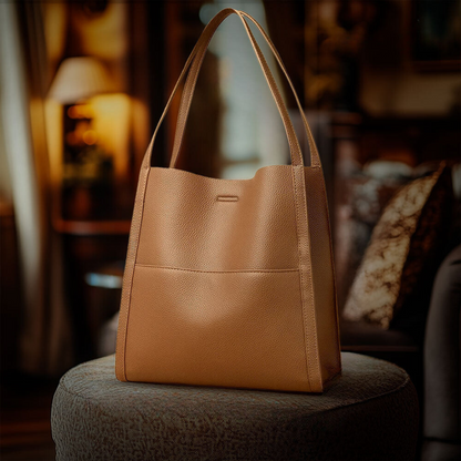 sac à main en cuir souple, confort et élégance intemporelle