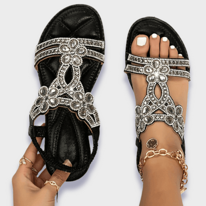 sandales boho orthopédiques en matériau premium pour un confort élégant