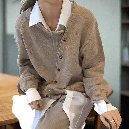Veste élégante en tissu doux et de qualité pour un automne confortable