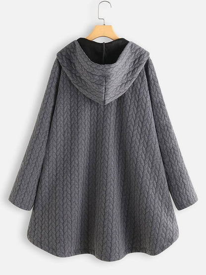 manteau d'hiver chaud en laine pour femmes, élégance intemporelle