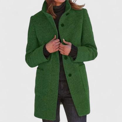 Manteau en mélange de laine pour un confort élégant en automne