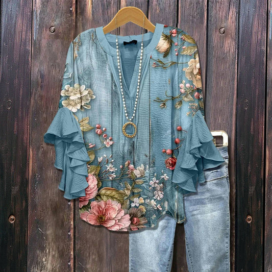 blouse élégante en tissu doux et confortable pour le printemps