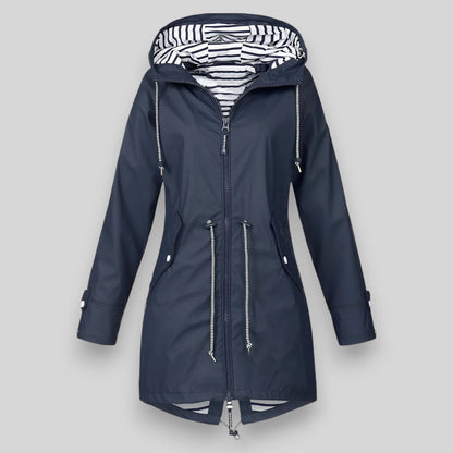 veste de pluie imperméable en tissu respirant pour un confort élégant