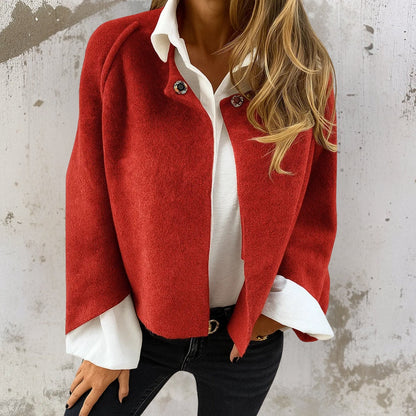 veste courte en tissu chaud pour un confort élégant en automne