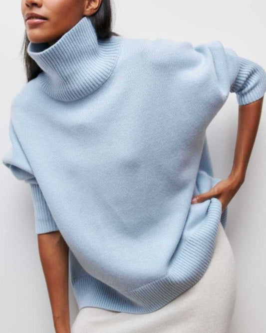 Pull doux à coupe décontractée pour un automne confortable et élégant