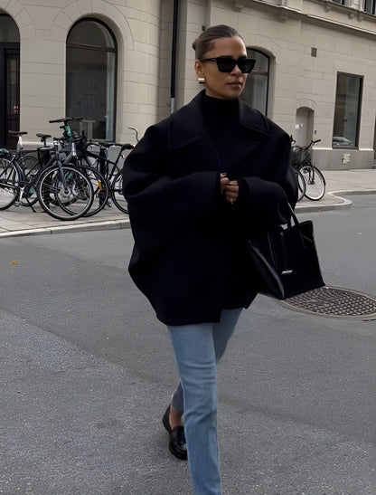 veste oversized en tissu doux pour un confort élégant en toute saison
