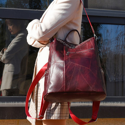 sac à dos en cuir rétro-chic, élégant et confortable pour toutes les occasions