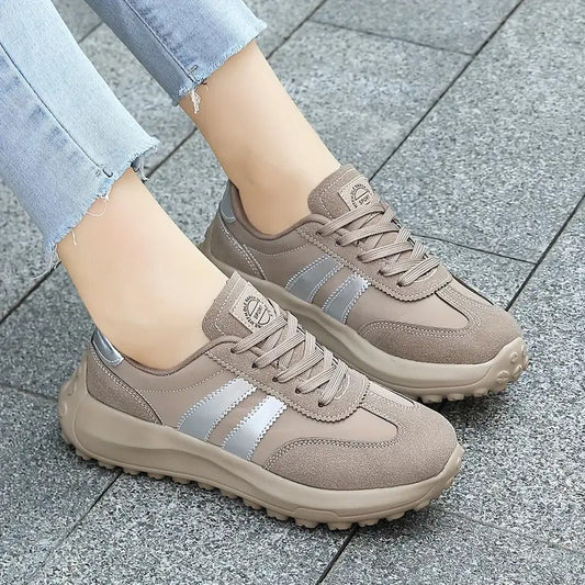 Baskets orthopédiques en cuir, confort et élégance pour l'automne