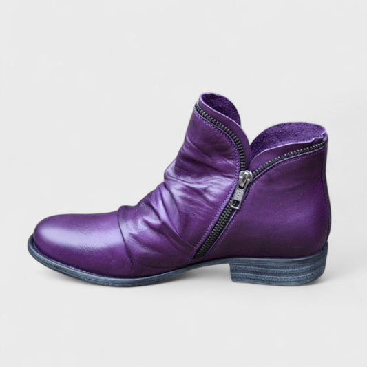 bottine orthopédique en cuir, confort et élégance pour l'automne