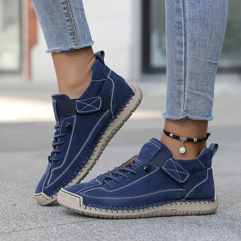 chaussures de marche en cuir souple pour un confort durable