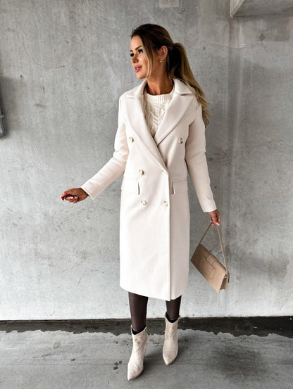 manteau d'hiver en laine, coupe élégante et confort optimal