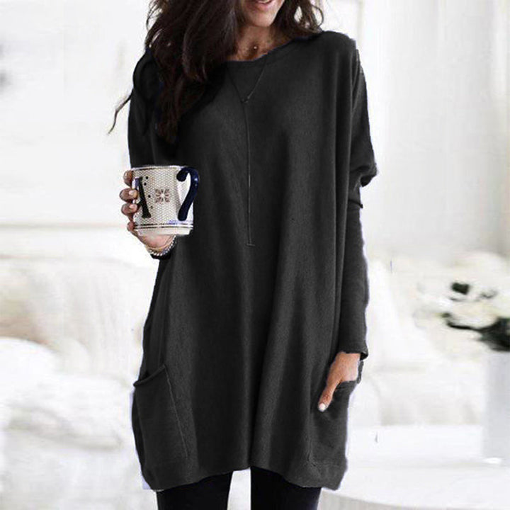 Robe-blouse en coton, élégante et confortable pour toutes les saisons
