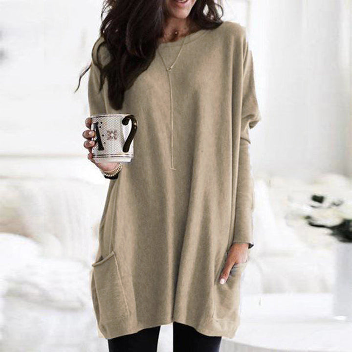 Robe-blouse en coton, élégante et confortable pour toutes les saisons