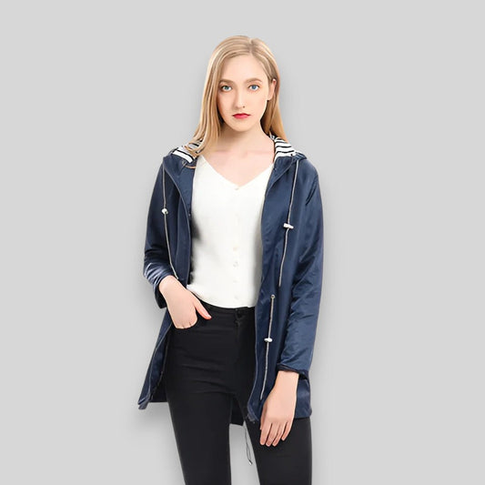 veste de pluie imperméable en tissu respirant pour un confort élégant