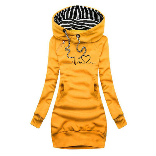 robe pull en tissu de qualité, confortable pour l'automne