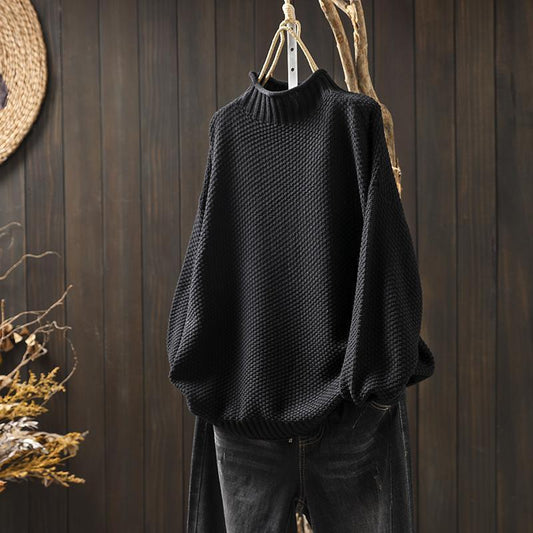 pull oversized en laine douce pour un confort élégant en automne