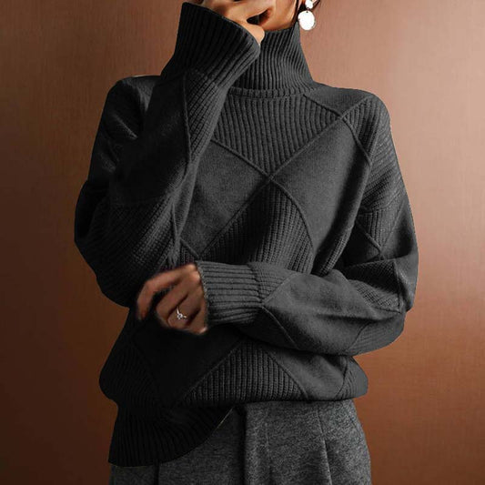 Pull en laine de qualité, chaud et confortable pour l'automne