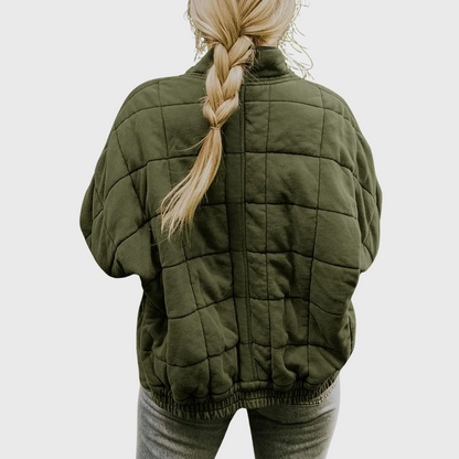 veste oversized en tissu doux pour un confort élégant en automne